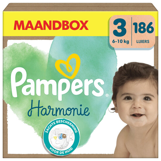 Pampers Pampers Harmonie - Maat 3 - 186 Luiers