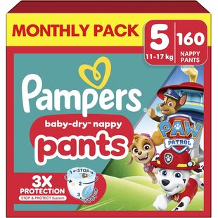 Pampers Baby Dry - nappy Pants - Maat 5 - 160 Luierbroekjes