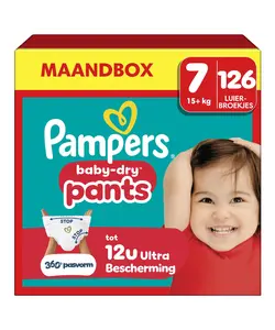 Pampers Baby Dry Pants Maat 7 - 126 luierbroekjes