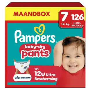 Pampers Baby Dry Pants Maat 7 - 126 luierbroekjes