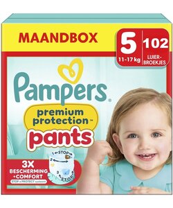 Pampers Premium Protection Pants - Maat 5 - 102 Luierbroekjes