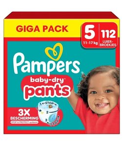 Pampers Baby Dry Pants - Maat 5 - 112 Luierbroekjes