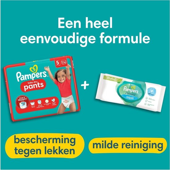 Pampers Pampers Baby Dry Pants - Maat 8 - 68 Luierbroekjes