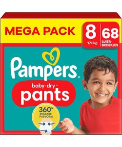 Pampers Baby Dry Pants - Maat 8 - 68 Luierbroekjes
