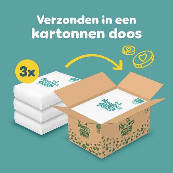 Pampers Pampers Baby-Dry Nappy Pants – Maat 6 –138 Luierbroekjes 