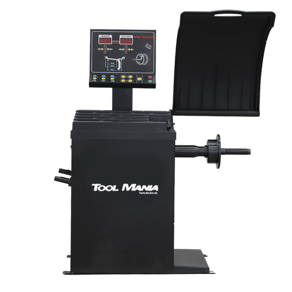 TM Profi Reifenauswuchtmaschine / Auswuchtvorrichtung - SCHWARZ