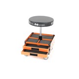 TM Mobile Werkstatthocker, Stuhl, Sitzhocker mit 3 Werkzeugschubladen