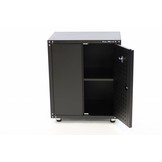 Modularer Werkzeugschrank mit SCHWARZEN Türen