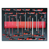 TM XL Premium Werkzeugwagen 7 Schubladen Werkstattwagen mit Werkzeug befüllt 274 teilig