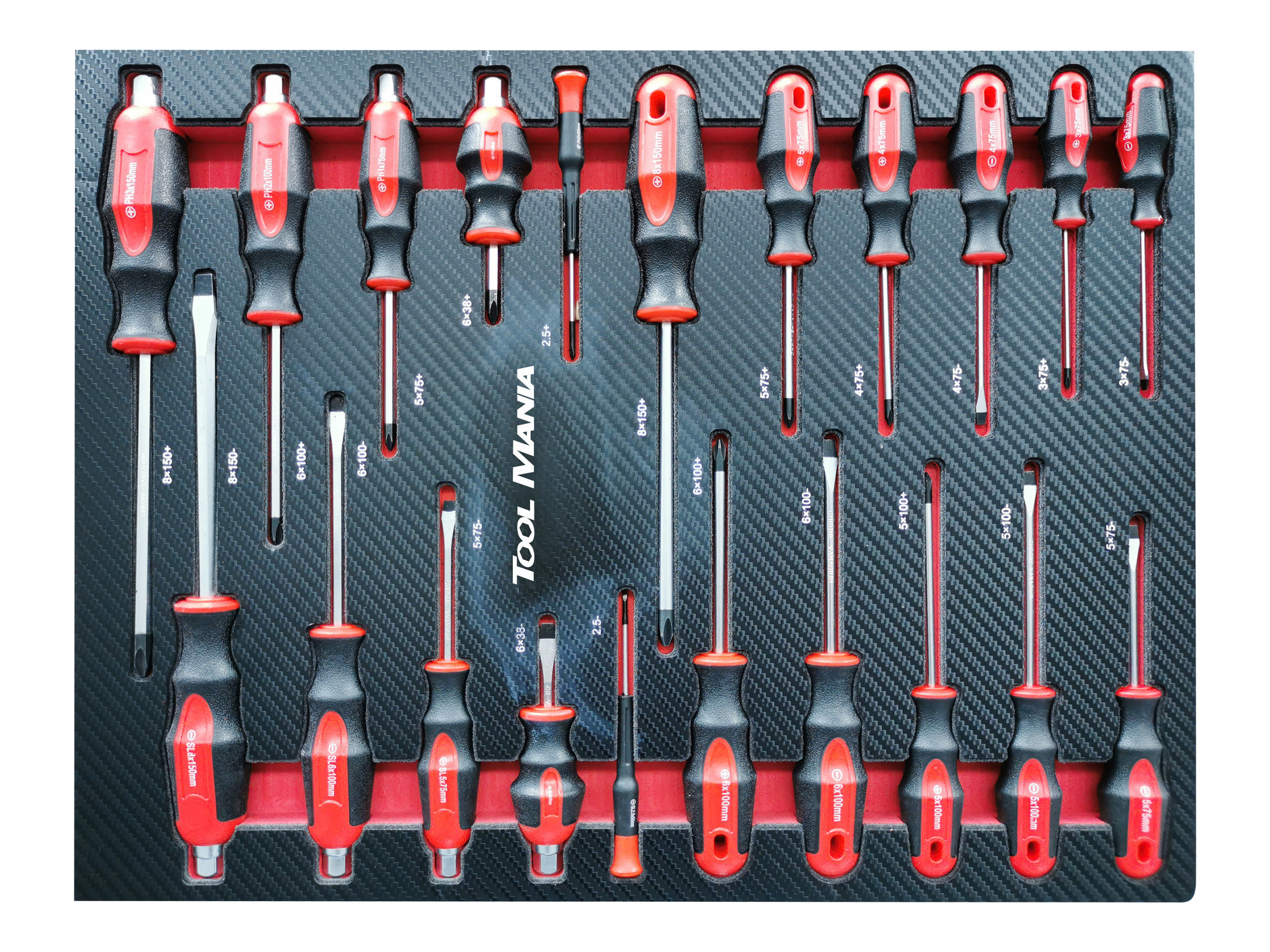 TM XL Premium Werkzeugwagen 7 Schubladen Werkstattwagen mit Werkzeug befüllt 274 teilig