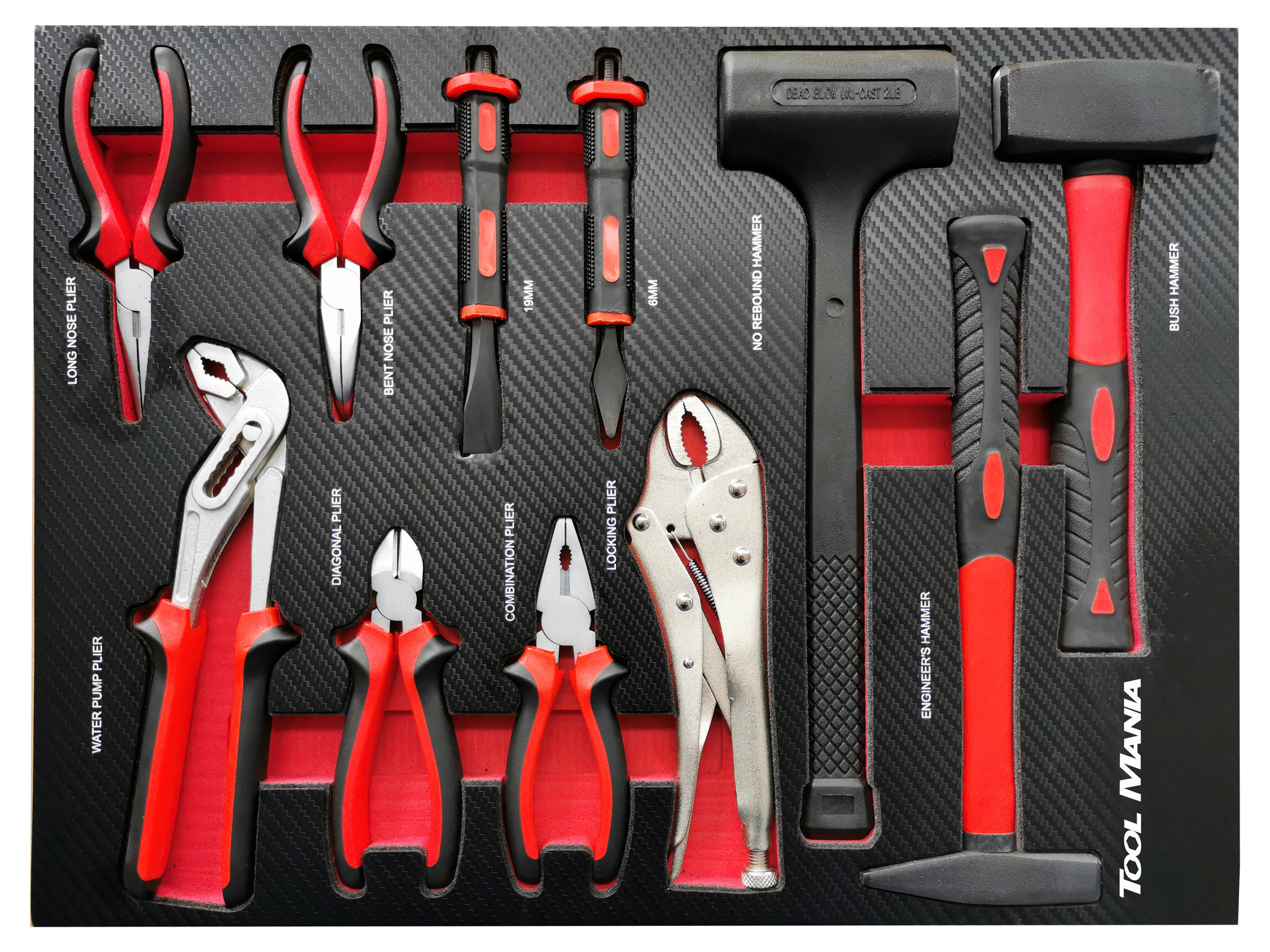 TM XL Premium Werkzeugwagen 7 Schubladen Werkstattwagen mit Werkzeug befüllt 274 teilig