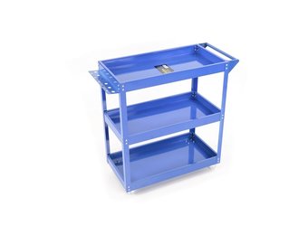 TM 3 Etagen Werkstattwagen Werkzeugwagen Rollwagen Montagewagen Wagen Werkstatt - BLAU