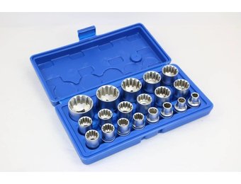 TM 19-teiliger 1/2" Multilock Steckschlüsselsatz von 8 bis 32 mm