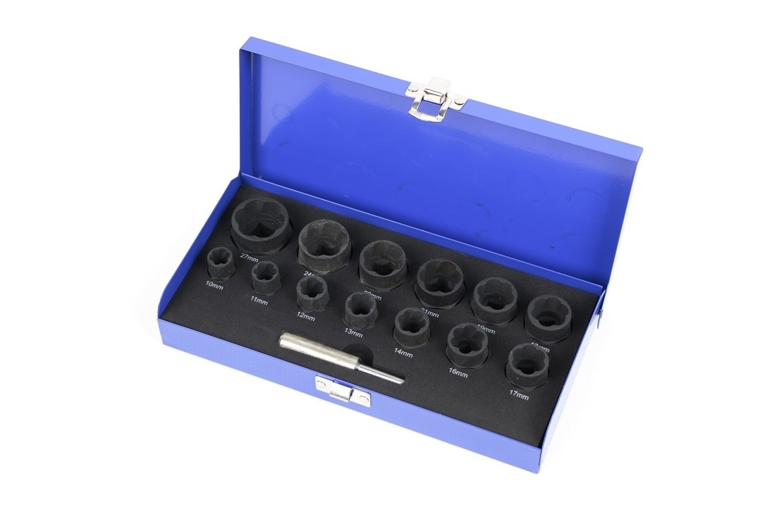 TM 14 teiliges Power Mad Schrauben- und Mutternentferner-Set