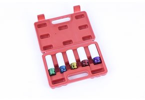 TM 5-teiliges langes Impact-Socket Schlagschraubernüsse mit Schutzhülsen