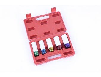 TM 5-teiliges langes Impact-Socket Schlagschraubernüsse mit Schutzhülsen
