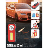 TM Wiederaufladbare schmale LED-Taschenlampe / Looplamp / Arbeitslampe mit Power Bank