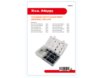 TM 240-teiliges Sortiment an Zierclips für TOYOTA, HONDA, SUZUKIA