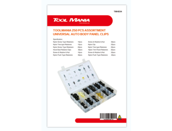 TM 250 Stück Sortiment Zierclips für VOLVO, FORD, SUZUKI, NISSAN, TOYOTA, HONDA