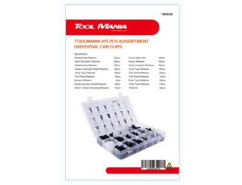 TM 415 Stück Sortiment Zierclips für FORD, NISSAN, BMW, HYUNDAI, HONDA