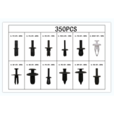TM 350 Stück Sortiment Zierclips für BMW , BENZ , MAZDA , VW