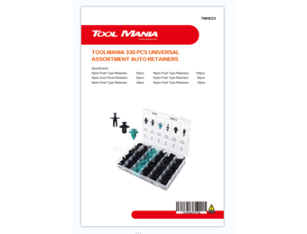 TM 330-teiliges Sortiment Polsterklammern MIX