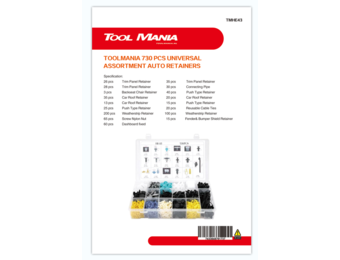 TM 730-teiliges Sortiment Polsterklammern MIX