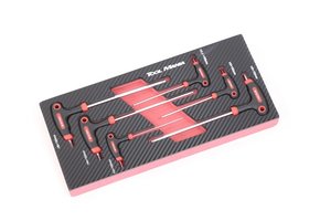 TM 6-teiliges T-Griff-Inbus-Set Schaumstoffeinlage in Carbon-Optik