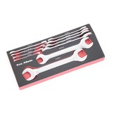 TM 10 Stück Double Open Ended Spanner Foam Carbon Look Inlay