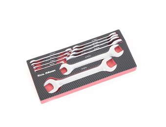 TM 10 Stück Double Open Ended Spanner Foam Carbon Look Inlay