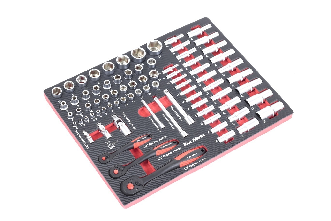 TM Premium Werkzeugfüllung mit Carbon Look Inlay Modell 1