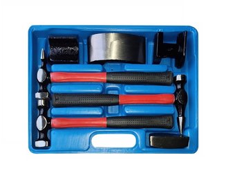 TM 7-teiliges Hammer-Dellen-Entfernungsset mit rutschfesten Glasfaserstielen