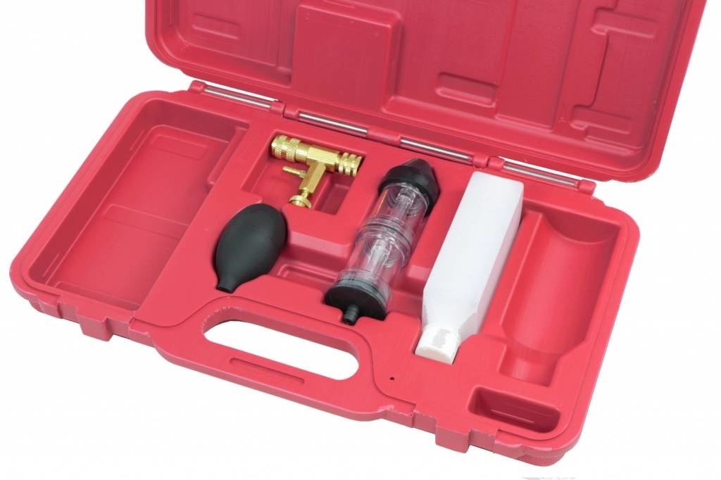 Zylinderkopf-Dichtheitsprüfgerät eingestellt