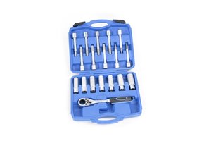 TM 18-teiliger Stoßdämpfer - Werkzeugsatz für Montage und Demontage von Stoßdämpfern