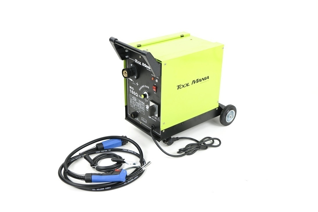 TM MIG 160Q Schweißgerät mit Digitalanzeige und IGBT-Technologie