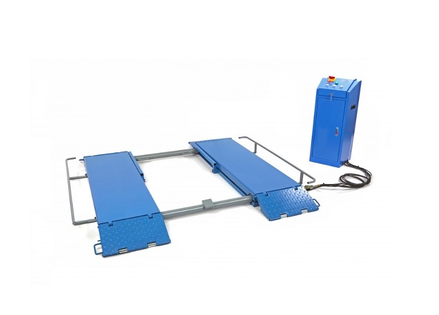 TM 3 Tonnen Reifendienst Scherenhebebühne , Reinigungsbrücke, Reinigungsbrücke, Reifenbrücke - 230 Volt