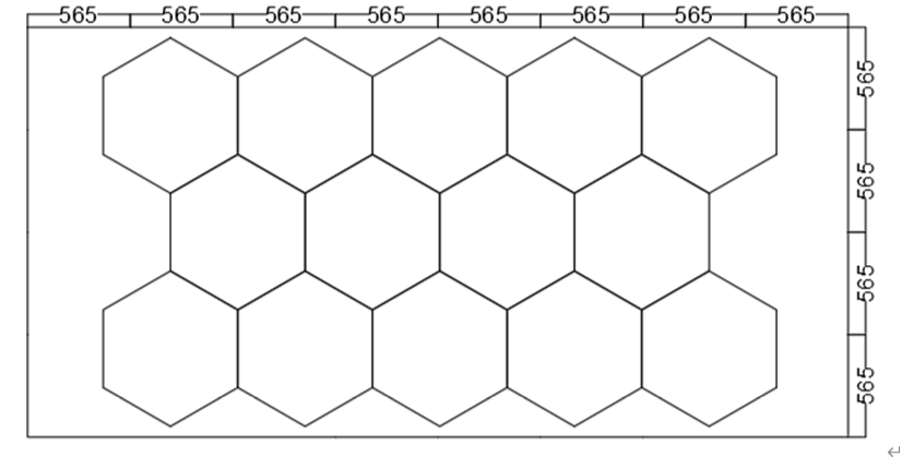 Hexagon led, led deckenleuchte, garagenbeleuchtung, deckenbeleuchtung mit automatischer Detaillierung RGB