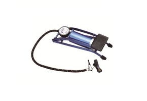 TM Professionelle Fußpumpe mit Manometer