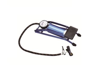 TM Professionelle Fußpumpe mit Manometer