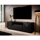 TV-Möbel ultra modernes Design schwarz 167 cm