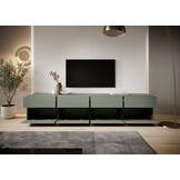 TV Board , TV Schrank ,  Modernes Design 224,8x40x48,2 cm Grün