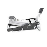 TM Extra niedriger Wagenheber, Garagenheber, Rangierwagenheber 1,5 T Doppelkolben Aluminium / Stahl