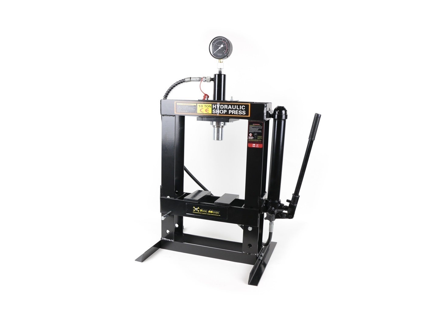 TM 10 Tonnen Hydraulische Werkstattpresse / Rahmenpresse SCHWARZ