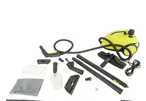 TM Dampfreiniger – Fleckenentferner – Teppichreiniger – Polsterreiniger, 2000 Watt, 18 Zubehörteile