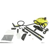 TM Dampfreiniger – Fleckenentferner – Teppichreiniger – Polsterreiniger, 2000 Watt, 18 Zubehörteile