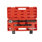 TM Drehmomentschlüsselsatz 1/4" und 1/2" – 5-teilig, 5–210 Nm