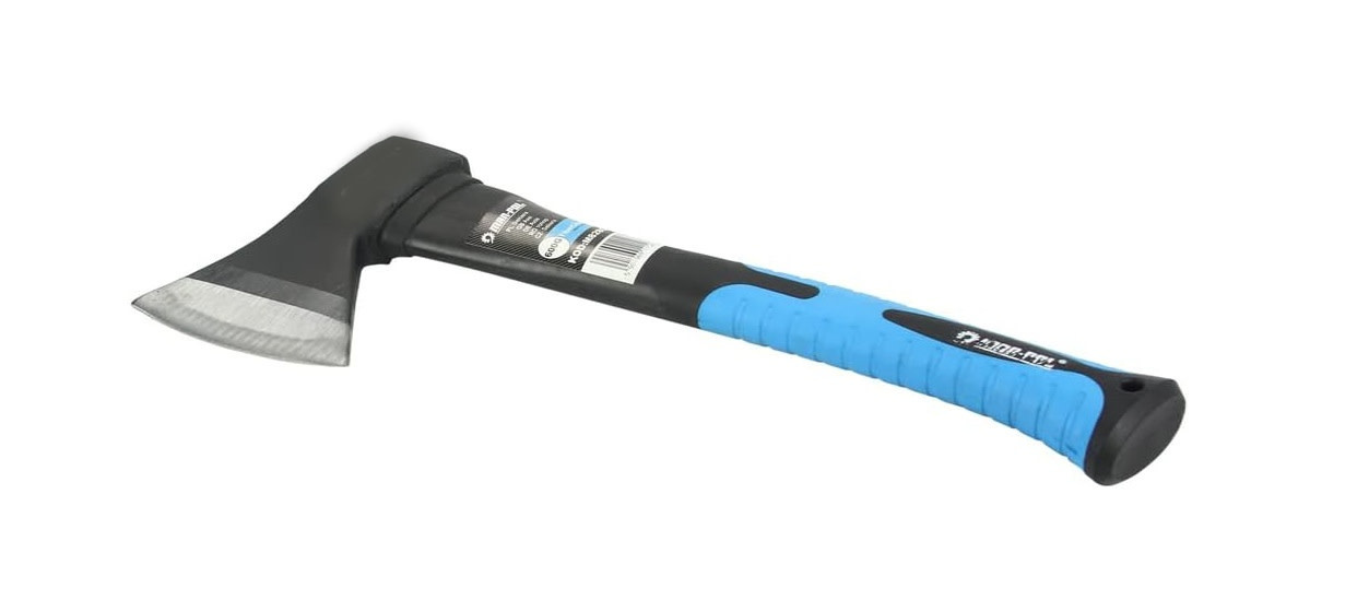 TM 400 mm Spaltbeil mit rutschfestem Fiberglasstiel, 1 kg