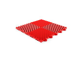TM Garagenboden, Detailing-Fliese, harte Klickfliese rot 400x400x18 mm
