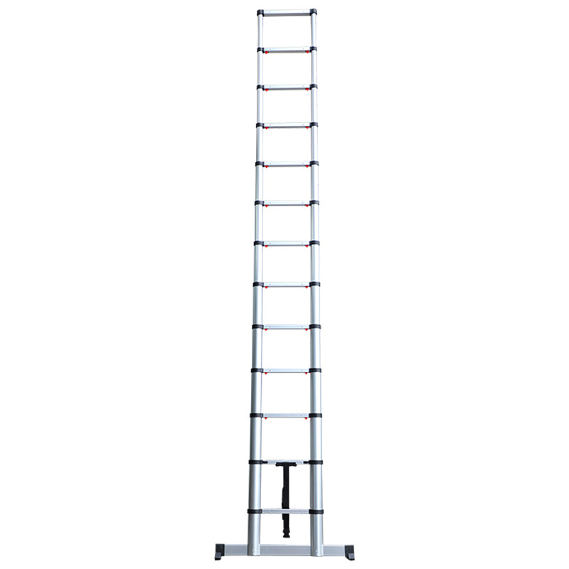 TM Professionelle Teleskopleiter – Aluminium – Maximale Auszugslänge 4,10 m, Soft Close