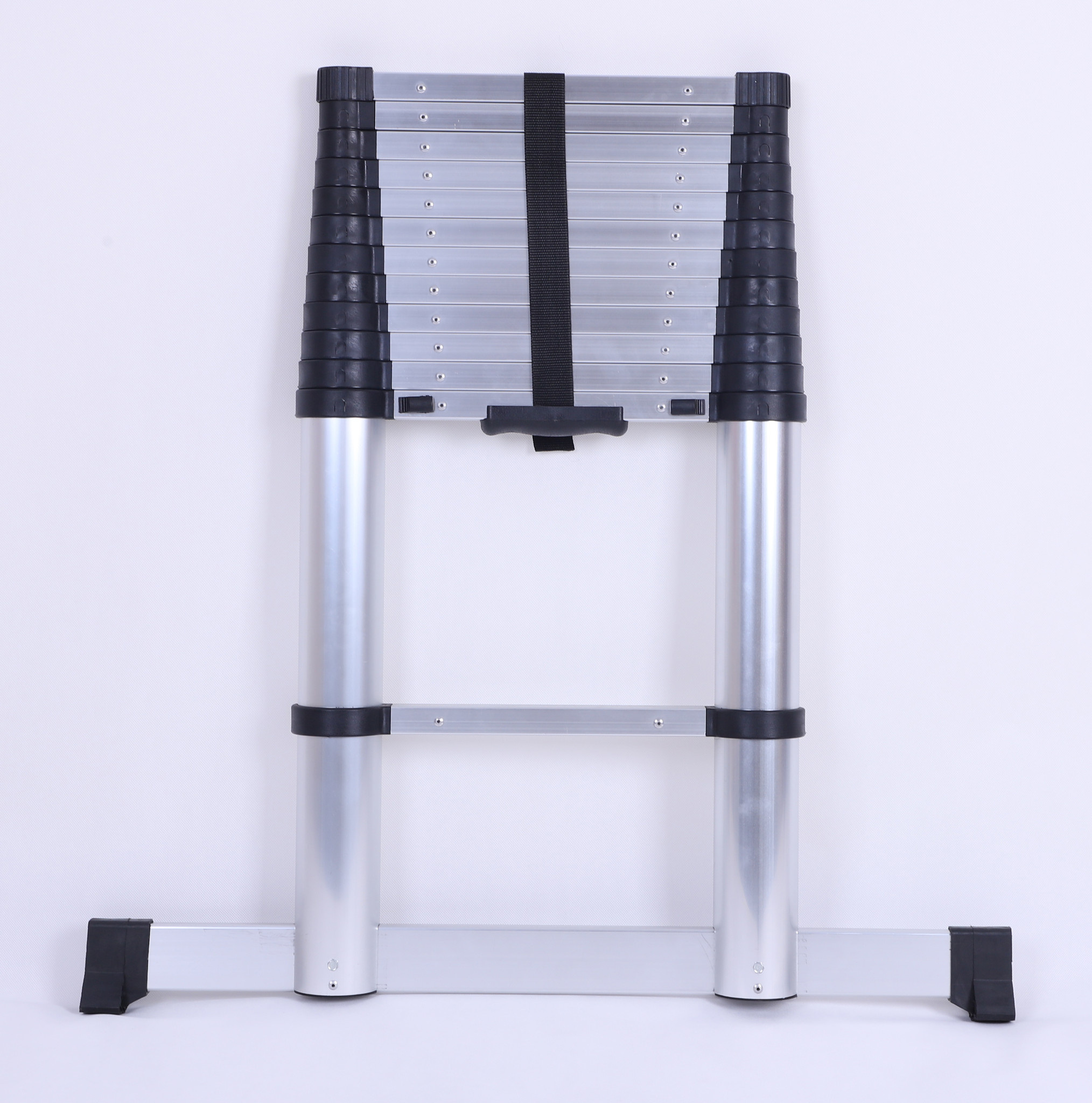 TM Professionelle Teleskopleiter – Aluminium – Maximale Auszugslänge 4,10 m, Soft Close